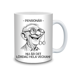 Mugg till Pensionären - Man