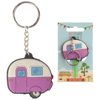 Home is Where You Park It – Nyckelring Rosa