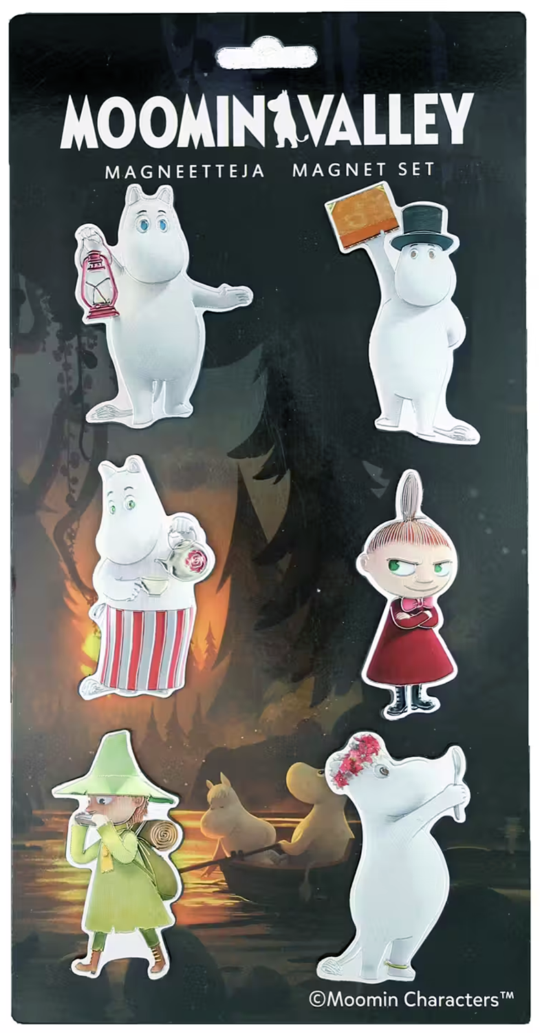 Mumin Magneter i 6-Pack bellebi.se