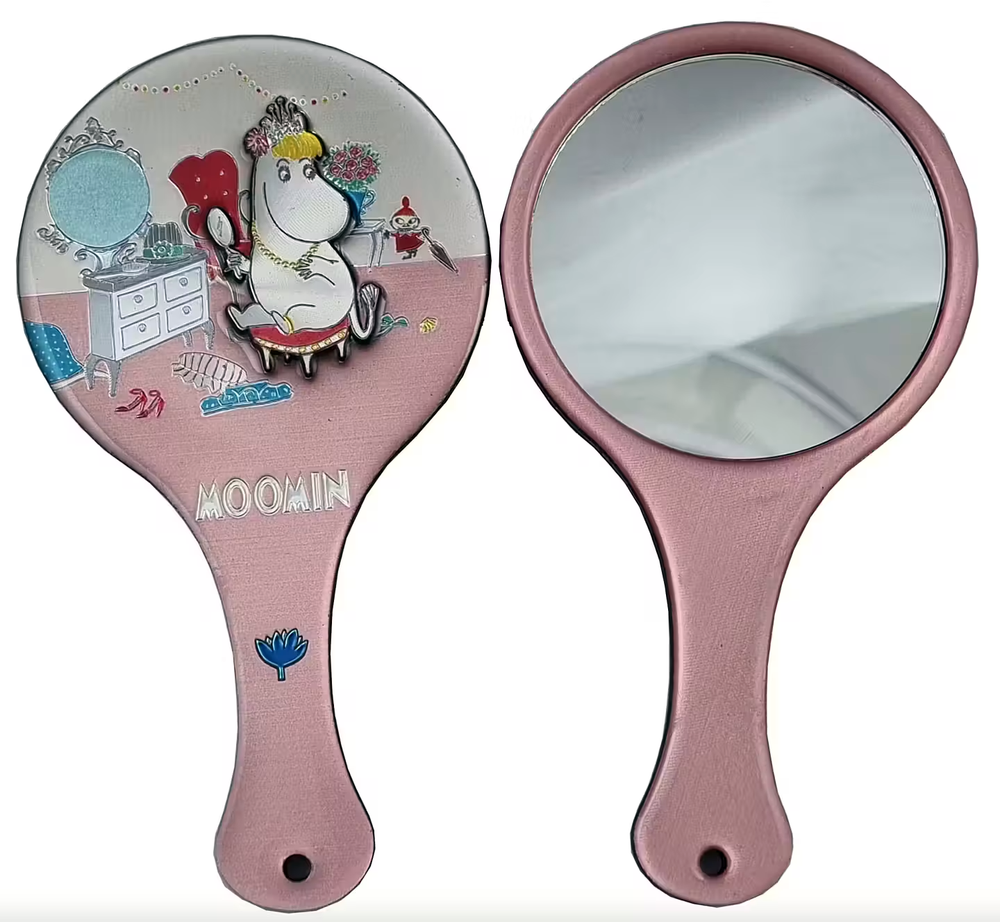 Mumin – Handspegel med 3D-effekt (Snorkfröken & Lilla My) bellebi.se