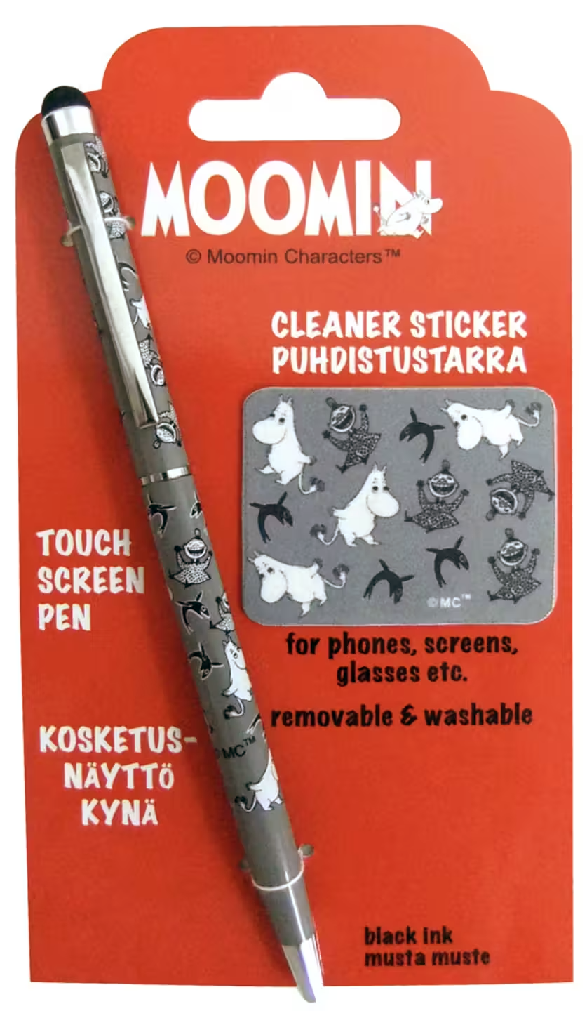 Mumin – Touchpenna med putsduk (2-delars set)