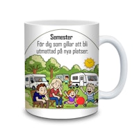 Mugg- Semester - För dig som gillar att bli utmattad på nya platser