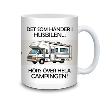 Det som händer i husbilen hörs över hela campingen - Mugg