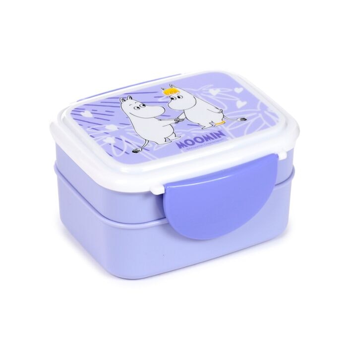 Mumin -  Bento stapelbar lunchlåda med bestick