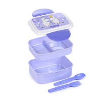 Mumin -  Bento stapelbar lunchlåda med bestick