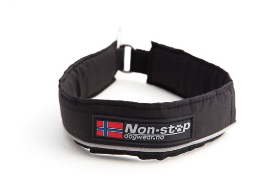 Non-Stop Smarthalsband halvstryp 65cm svart/reflex