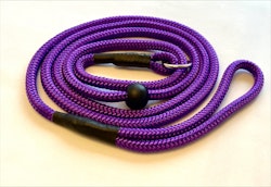 Retrieverkoppel 8 mm - Enfärgad Plaststopp