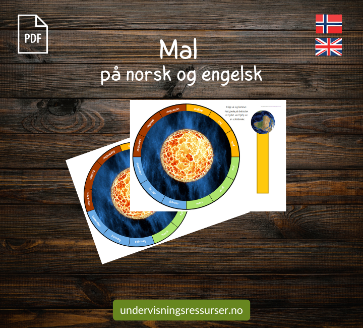 PDF Årshjul - jordas gang - norsk + engelsk