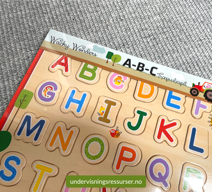 ABC-puslespill, pedagogisk puslespill i tre