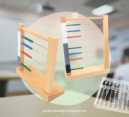Kuleramme, Perleramme, Montessori abakus (bead frame)