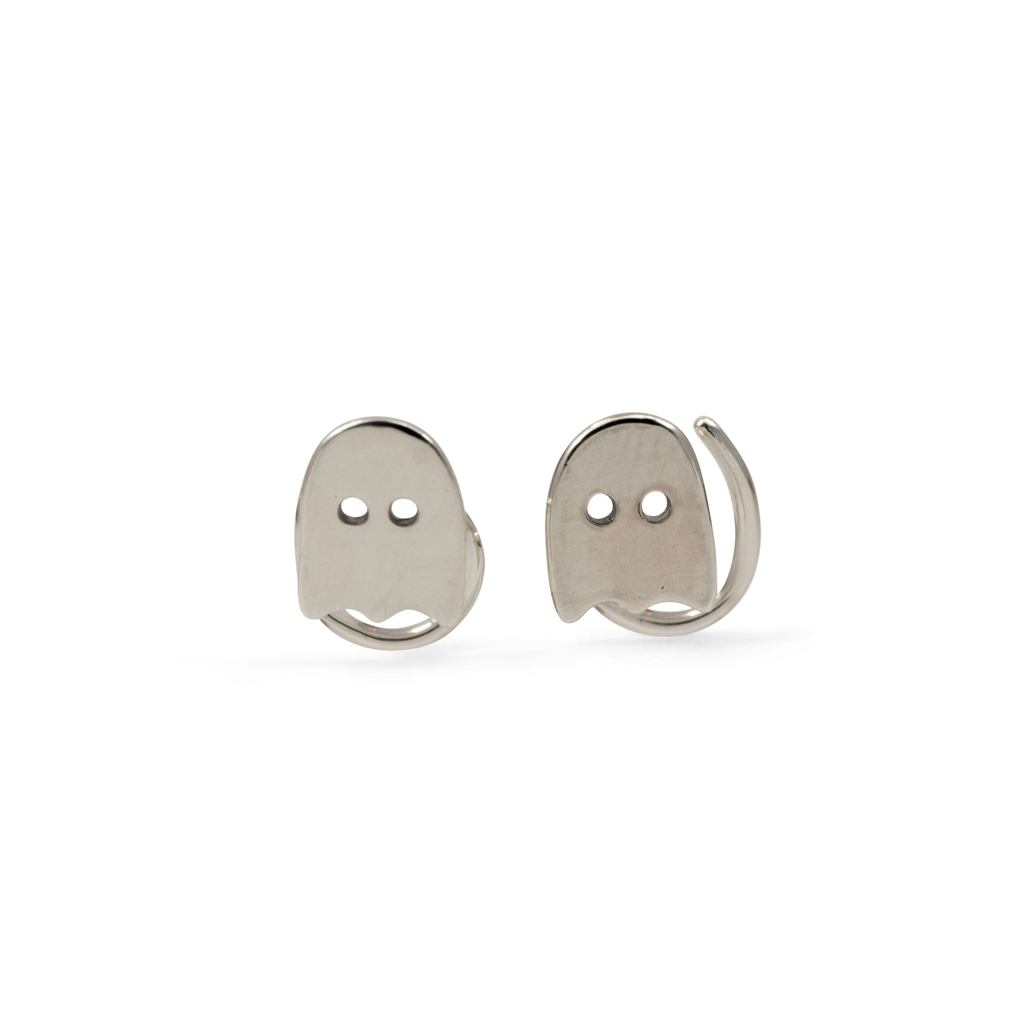 Spöke Comfort - Örhängen Halloween i Återvunnet Silver