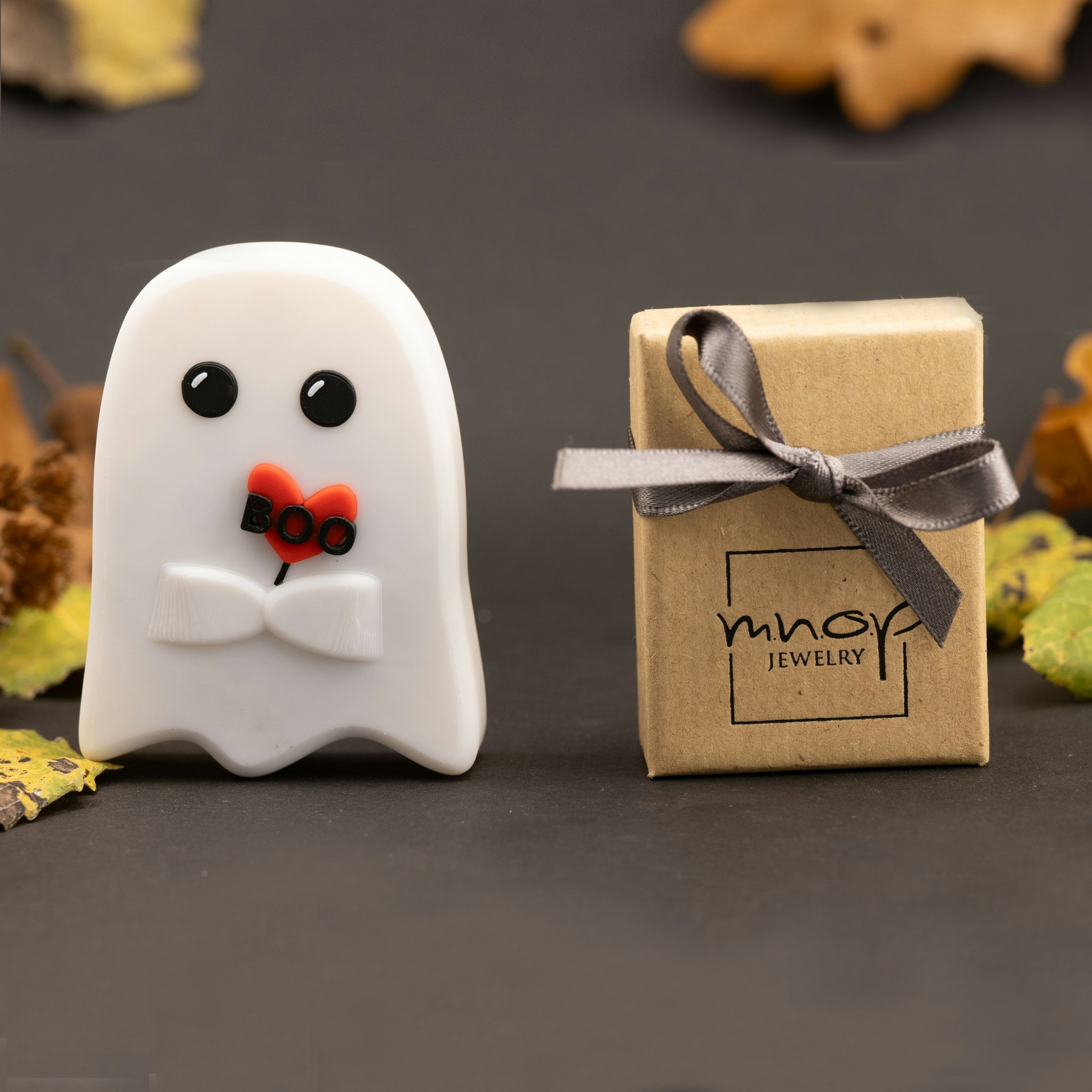 Spöke Comfort - Örhängen Halloween i Återvunnet Silver