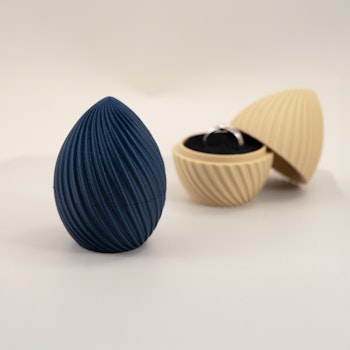 Ringask Ägg Ringbox