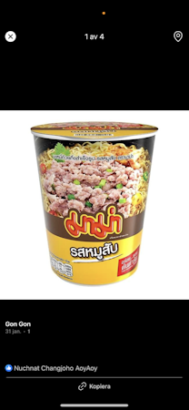 Mama - Minced Pork Cup Noodle 60 g