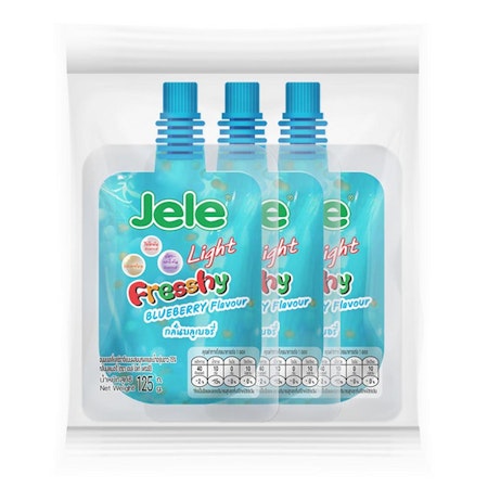 JELLY LIGHT POUCH FRESHY BLUEBERRY  (3X125G)