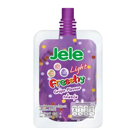 JELLY LIGHT POUCH FRESHY GRAPE (3X125G)