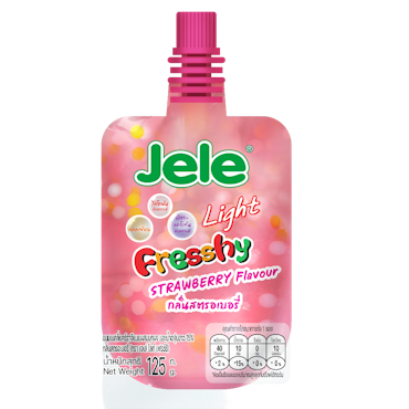 JELLY LIGHT POUCH FRESHY STRAWBERRY (3X125G)