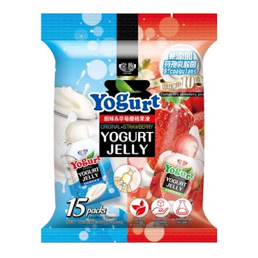 ROYAL FAMILY - YOGURT JELLY STRAWBERRY&ORIGINAL 300G