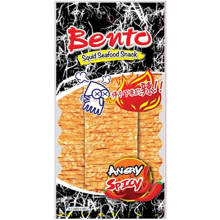 Bento Mixed Seafood Snack Angry Spicy (SVART)  18 g