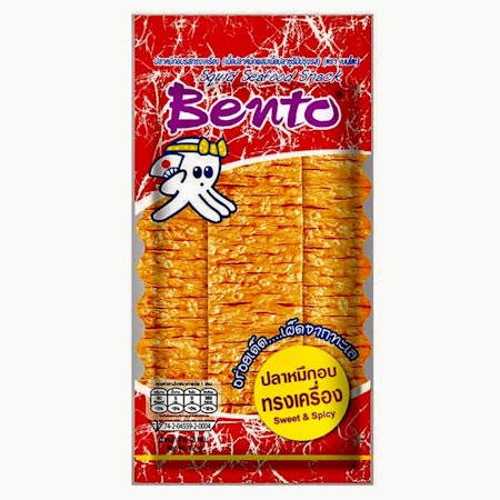 Bento Squid Seafood Snack Sweet & Spicy (RÖD) 18 g