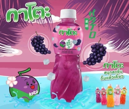 Kato - Drink Grape With Nata De Coco 320ml