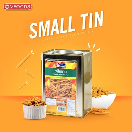V-FOODS SALTY TASTY STICK BISCUITS 1,2 kg