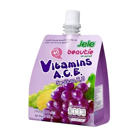 Jele beautie-  Vitamin Jelly Fruit Juice Grape 150g