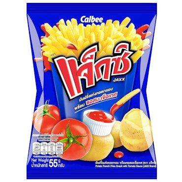 Jaxx - Potato French Fries Snack with Tomato Sauce 61 g