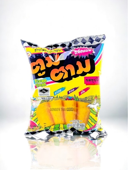 Toom Tam - Majs snacks med kyckling soppa smak 91 g