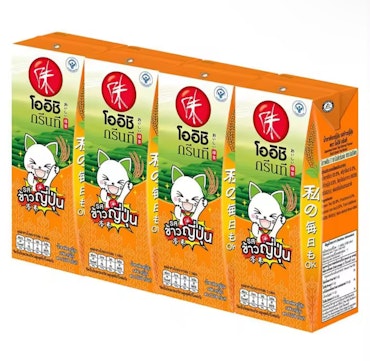 Oishi - Grönt Te Genmai 4 x 180 ml