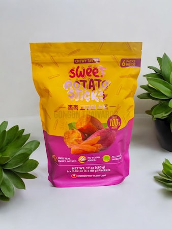 Sweet potato sticks 450g (6x80g) - มันหนึบ