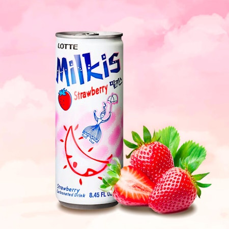 Lotte Milkis - Dryck Soda Jordgubb Smak 250 ml