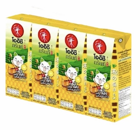 Oishi - Green Tea Honey Lemon 4 x 180 ml