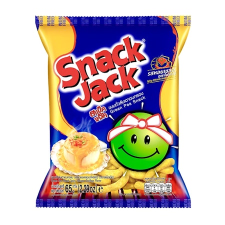 Snackjack - Ärtbågar kryddig kammusla smak