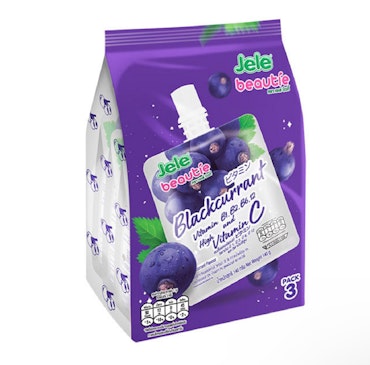 Jele beautie-  Vitamin Jelly Fruit Juice blackcurrant 150g x 3