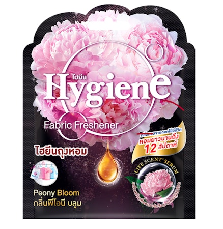 Hygiene Scented Pouch, Peony Bloom, 8 g (Black)