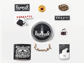 Lemmelkaffe 10-pack stickers "Kåda"