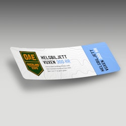 Helgbiljett (1 person)