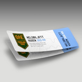 Helgbiljett (2 personer)
