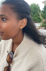 Steel Lotus Earring