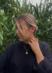 Steel Poppy Necklace