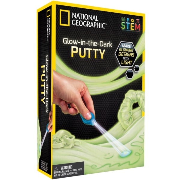 NATIONAL GEOGRAPHIC GLOW-IN-THE-DARK PUTTY