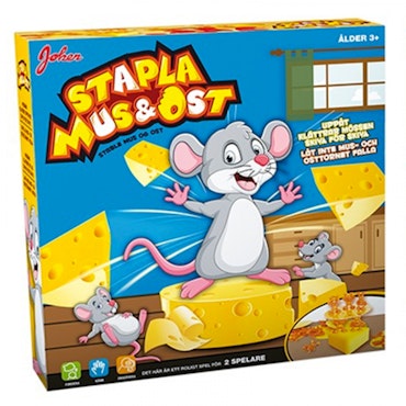 Sällskapsspelet - Stapla mus & ost