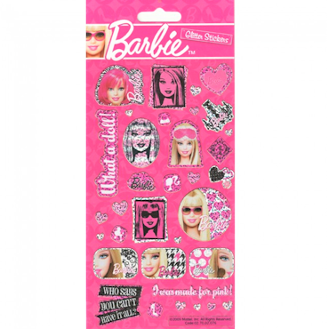 Barbie - Glitter Klistermärken