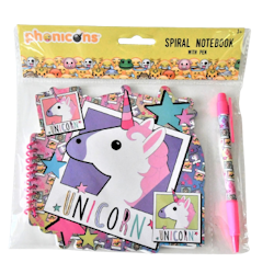 Skrivbok med penna - Unicorn