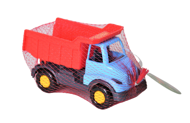 Denna lastbil är en perfekt present till ett barn som är intresserad av lastbilar och maskiner, passar utmärkt i sandlådan eller på stranden.