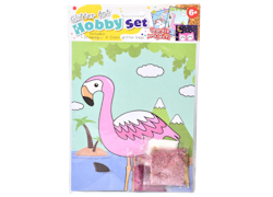 Glitter art - Hobby Set Flamingo