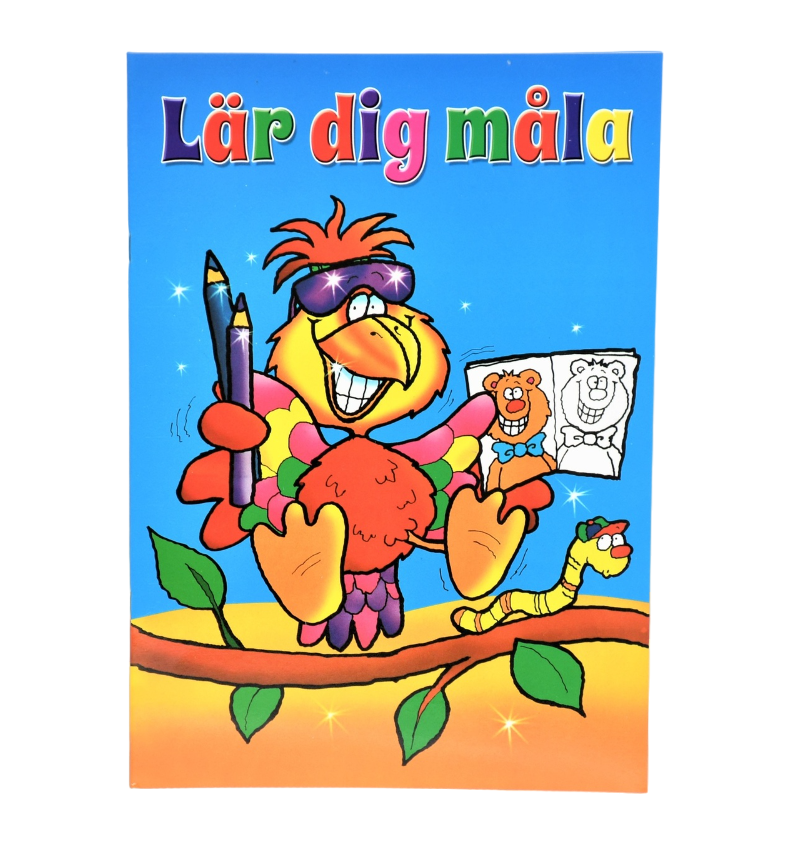 Lär dig måla - Målarbok