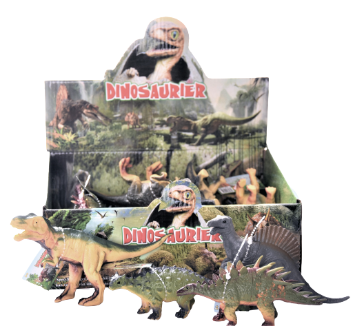 En dinosaurie mellan 5 - 10 cm hör vilken du får skickas slumpmässigt finns 8 olika sorter