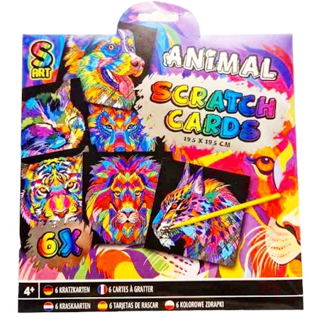 Animal Scratch Cards